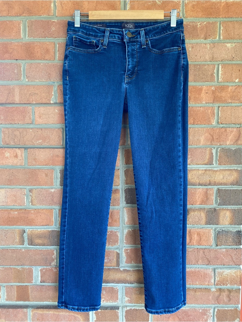 NYDJ Women's Indigo Shelli slim Jeans